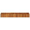 Garden Raised Bed 200 X 30 X 25 Cm Solid Acacia Wood