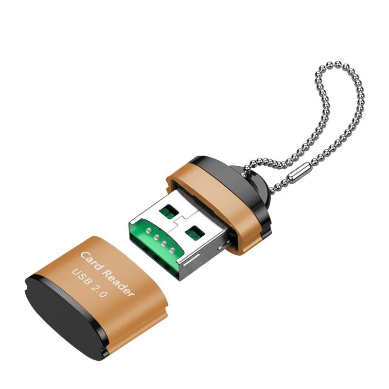 For USB Card Reader USB 2.0 Mini Mobile Phone Memory Card Reader High Speed USB Adapter For Laptop Accessories