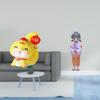 Cartoon Snake Kabuki Geisha Resin Figurine Decorative Tabletop Ornament for Shelf Centerpiece Office