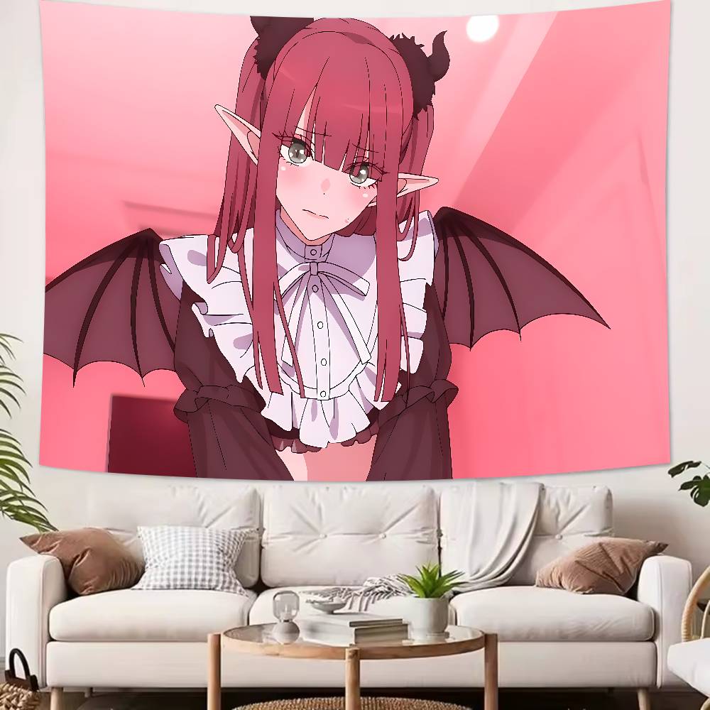 Large Kawaii Pretty Girl Marin Kitagawa Tapestry Wall Hanging Wall Rugs Dorm Decor Blanket Camping Decoration Tapestry