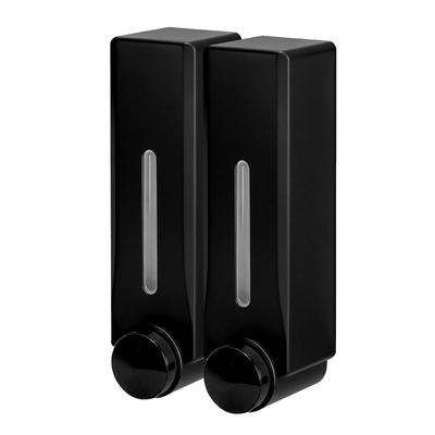 PakOne Shampoo Dispenser Soap Dispenser Magnetic Wall Mount Dispenser Easy One-Hand Installation Strong Space Saving Bathroom Kitchen Use Label Includ