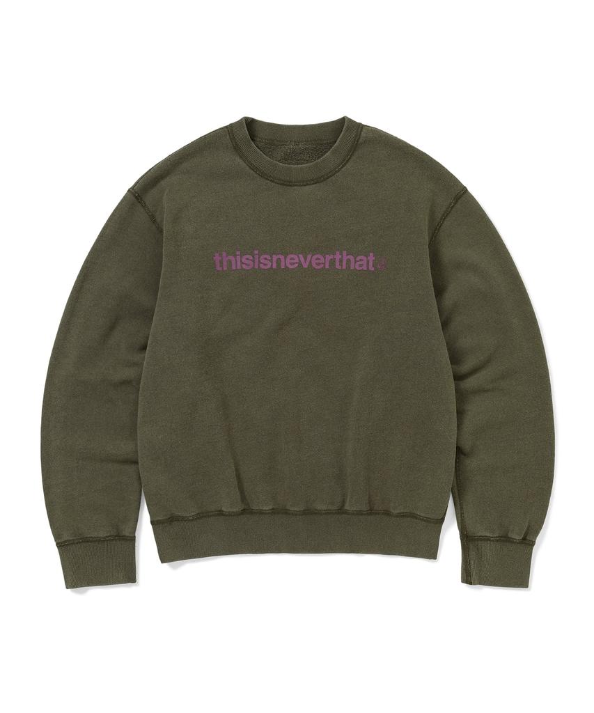 THISISNEVERTHAT Gd Iconography Reversible Crewneck Olive