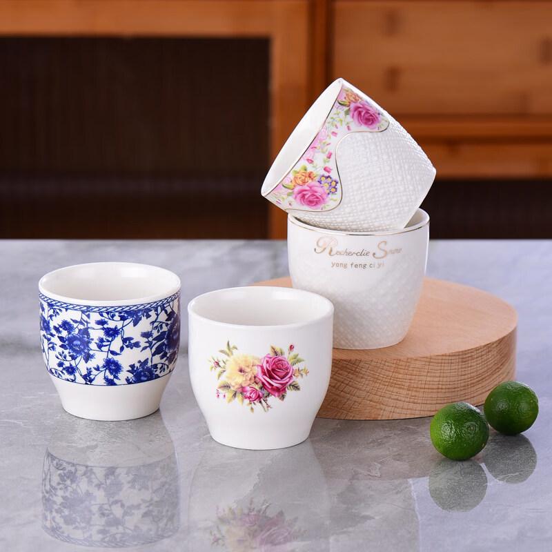 ZISIZ Crystal Porcelain Tea Cup