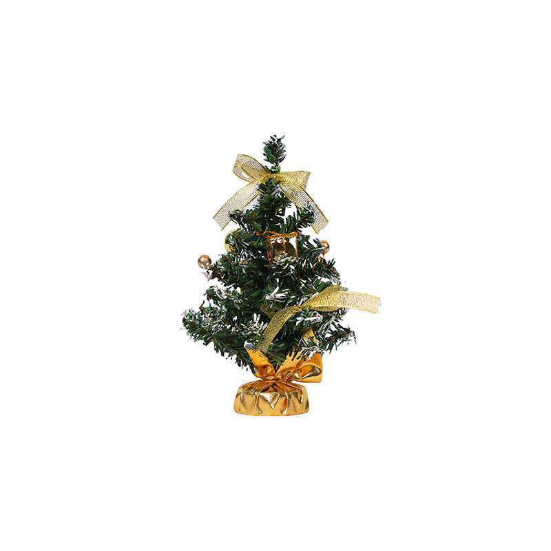 20/30/40cm DIY Christmas Desktop Tree with Ornaments - Potted Decorations