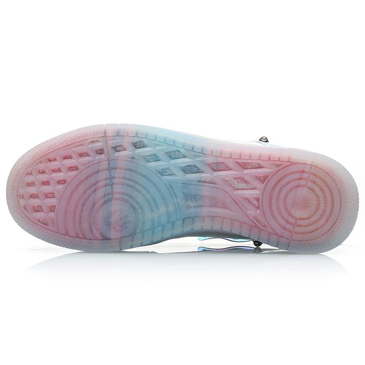 Li Ning CF Slip Resistant Abrasion Resistant Low top Skateboard Shoes Women's Red White AGCP232-2