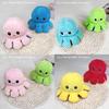 Adorable Double-sided Flip Reversible Octopus Plush Toy For Kids Soft And Cuddly Marine Life Stuffed Animal
