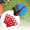 100pcs Plastic Cutter Blades For Electric Cordless Grass Trimmer Strimmer Tool Grass Trimmer Blades Replacement Garden Tool