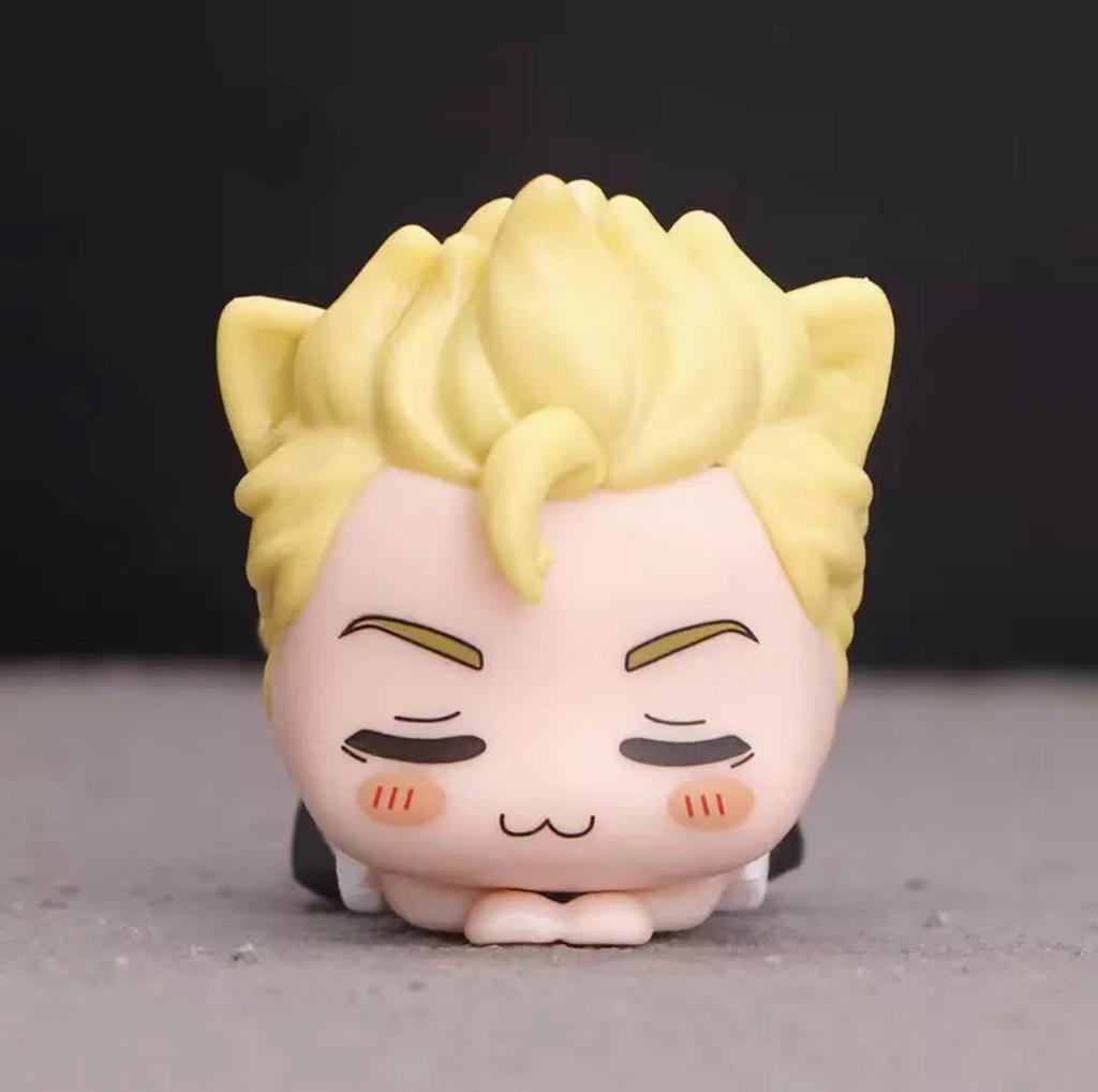 Tokyo Revengers Takemichi Mikey Baji Chifuyu Kazutora Cat Sleep Ver Figure Figurine Anime Model Dolls Ornaments Gift