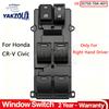 For Honda CR-V Civic 2011 2012 2013 2014 2015 2016 2017 Right Hand Driver Power Window Door Master Switch 35750-T0A-A01