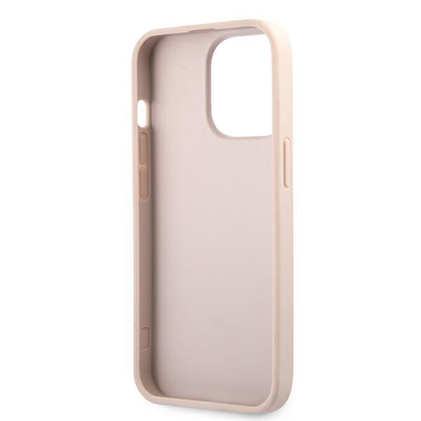Guess Guhcp13L4Gmgpi Iphone 13 Pro / 13 6,1 Różowy/Pink Hardcase 4G Duże Metalowe Logo