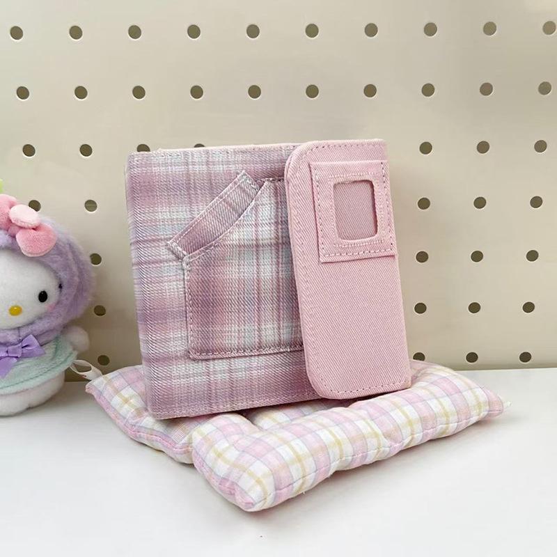 

M5 Photo Album Storage Star Chasing Card Album Photo Storage Bag Creative New Korean Plush One-grid Card Album Loose-leaf Ledger розовый