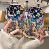 Phone Case: 2D Flat Design Suitable for iPhone 18 17 16 15 14 13 Pro Protective Case, Starry Sky Little Bear and Rabbit, Perfect Christmas and Hallowe