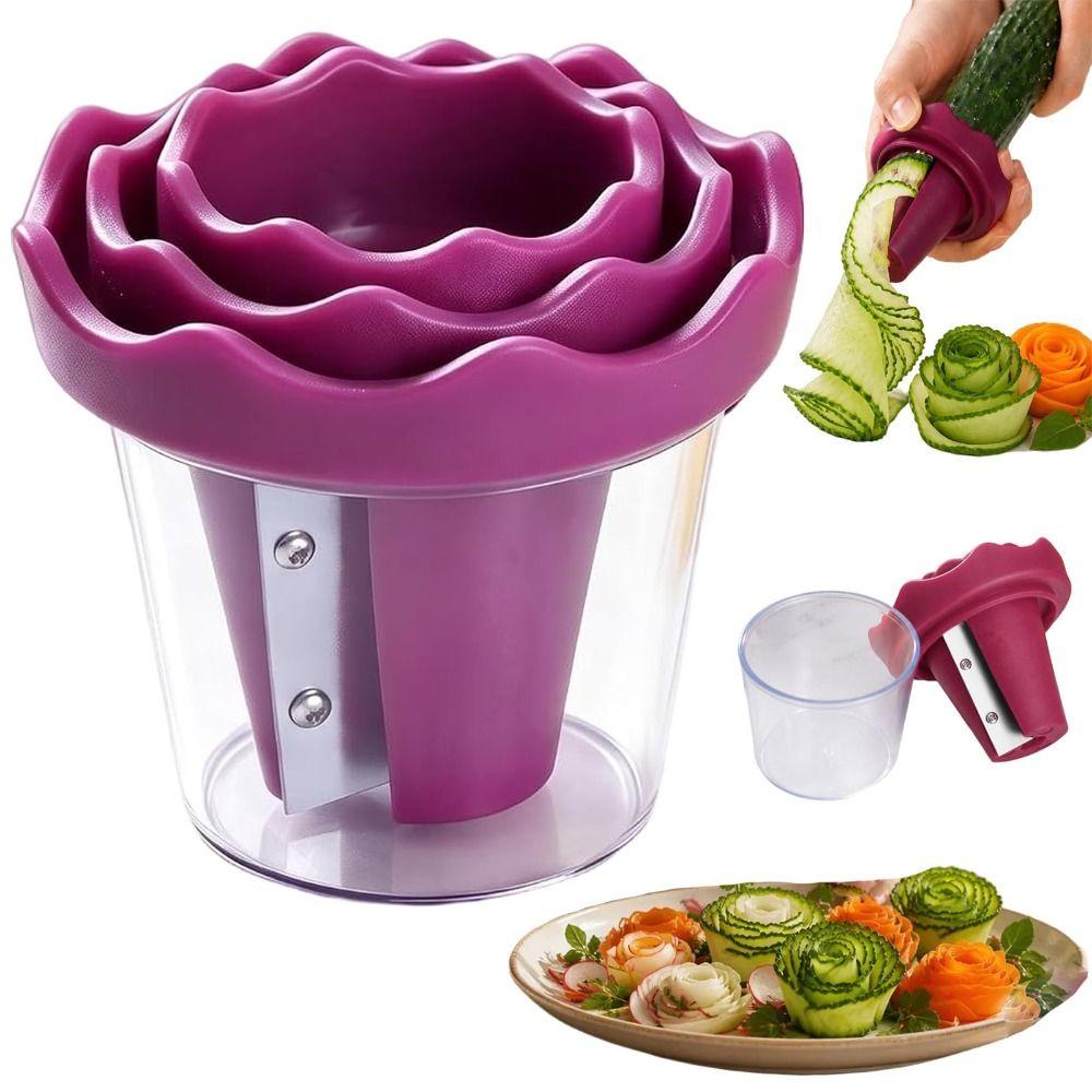 Grater Function Vegetable Spiralizer Upgraded Design Vegetable Twister Peeler Fruit Decoration