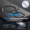 For Samsung Galaxy S25 Ultra With 360° Spin Stand,Military Grade Protection,Fit for Magsafe,Shockproof Case With Kickstand-Black