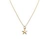 Daily versatile cool style starfish necklace women simple five-pointed star gold collarbone chain Valentine's Day accessory trendy women