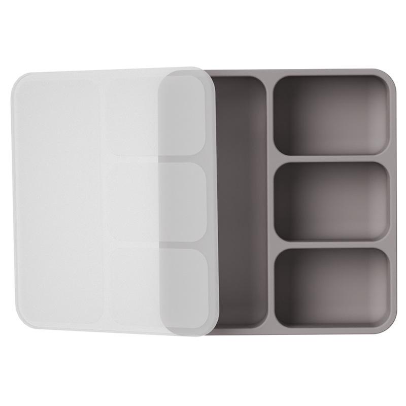 Silicone Suction Cup Placemat & Divided Plate Set for Babies & Toddlers - Includes Fork & Spoon, Food Grade & Heat Resistant.