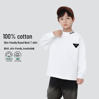 Boys' 2026 Cotton Long-Sleeve T-Shirt
