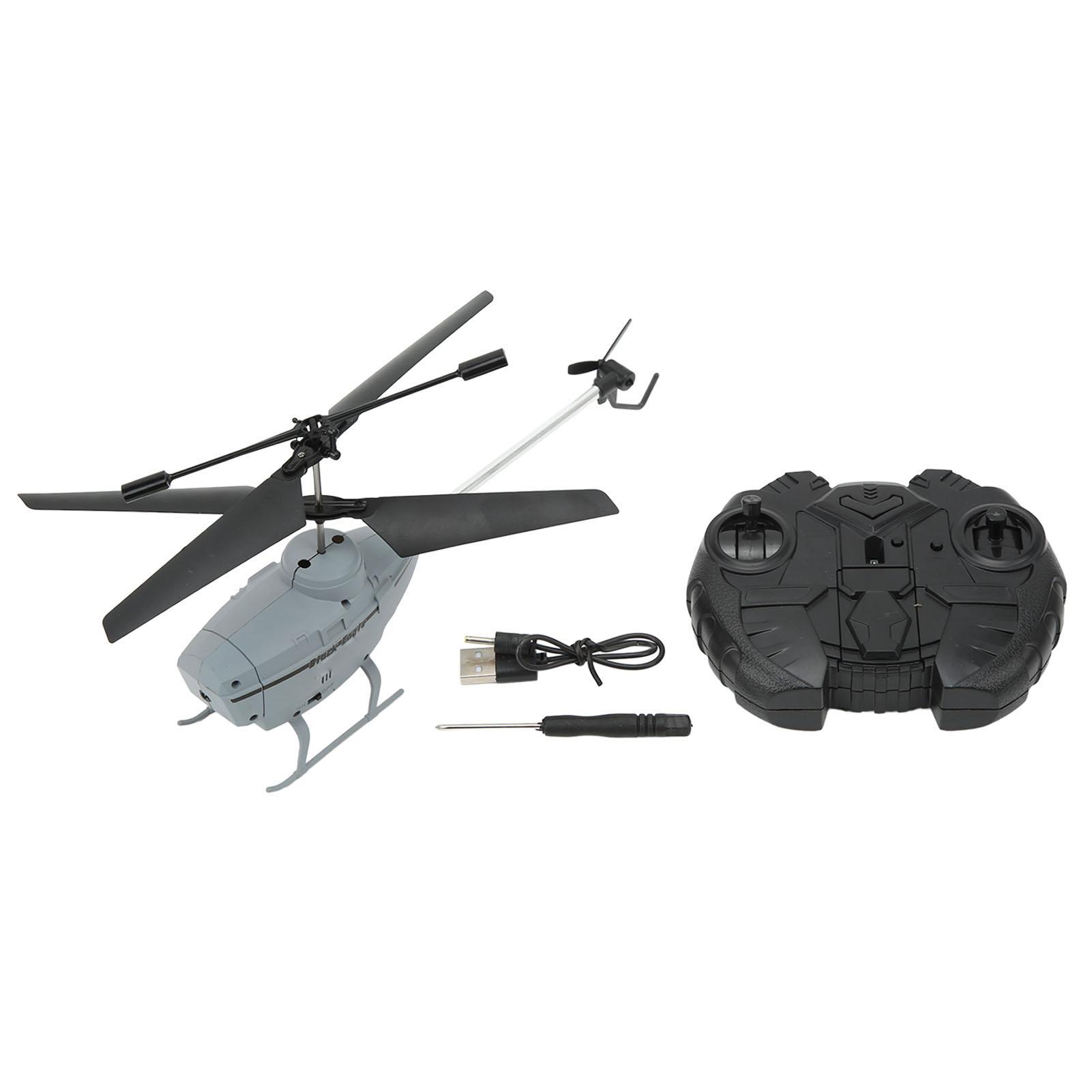 

2.5CH RC Helicopter Automatic Obstacle Avoidance Remote Control Airplane Toy with Gyroscope Grey