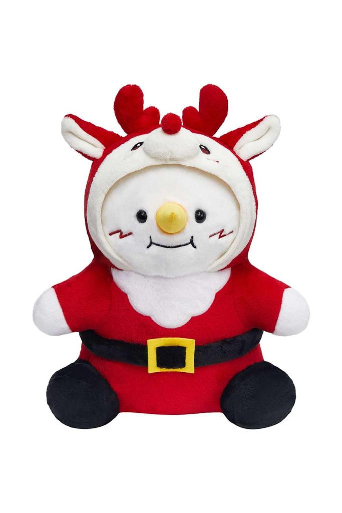 OLAOLA Plush Snowman Body Pillow, Cute Toy, Doll, Figurine, Approximately 34cm Tall, Soft and Fluffy, Perfect for Sleeping Together, Soothing, and As