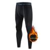 Men's High-Elastic Quick-Dry Sports Tights with Velvet Warmth