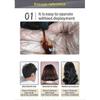 Shampoo Colorante per Capelli Shampoo Colorante Colora i Capelli in Minuti per Donne e Uomini 26s