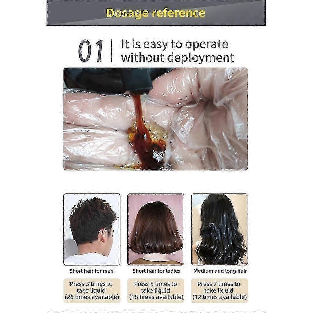 Shampoo Colorante per Capelli Shampoo Colorante Colora i Capelli in Minuti per Donne e Uomini 26s