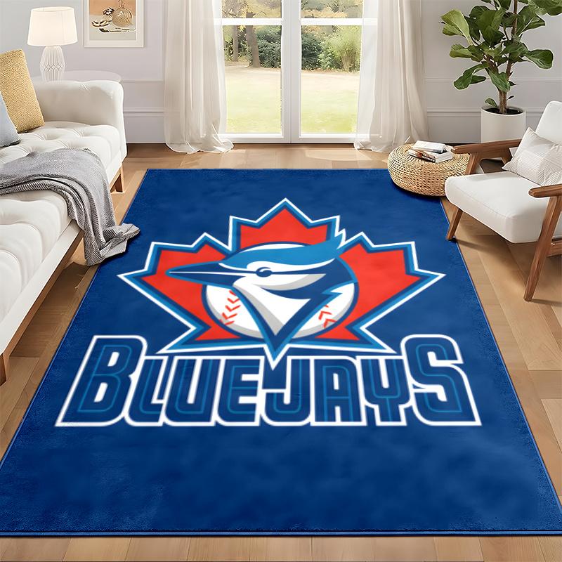Blue Jays Academy Carpet Door Mat for Living Room or Bedroom Protective Mat Under Chair Office Decoration Christmas Gift Birthday Present