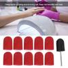 Nagelkunst Schleifband Nagelpolieren Schleifkopf Schleifringkappe 16 x 25mm (rot)