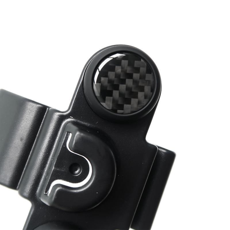 Carbon Fiber Look Car Interior Gravity Mobile Phone Holder Air Vent Outlet Dashboard Mount Stand Cover For Jaguar F-Pace X761