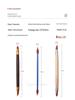 Ceramics 3 Silicone Brush Set with Wooden Penholder & Eraser for DIY Clay Crafting