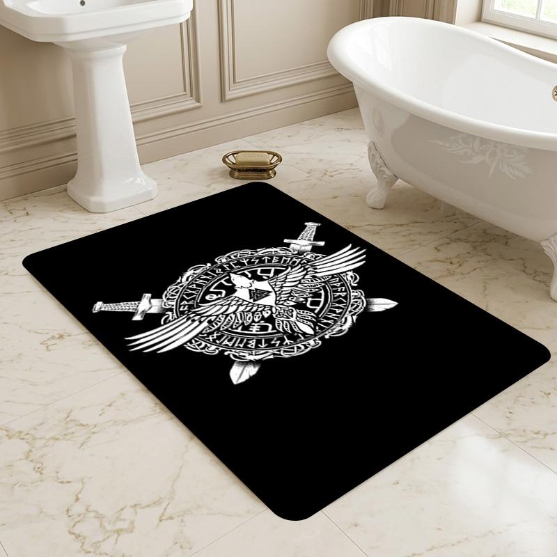 Sword Crest Living Room Nonslip Area Rug Soft Carpet For Bedroom Game Playroom Sofa Office Home Decor Doormat Christmas Gift C9302245