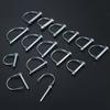 5/4/2pcs Coupler Safety Pin D-shape Steel Shaft Locking Ring Split Hitch M6 M8 M9 M9.5 M10 M12 Secure Latch Garden Industrial