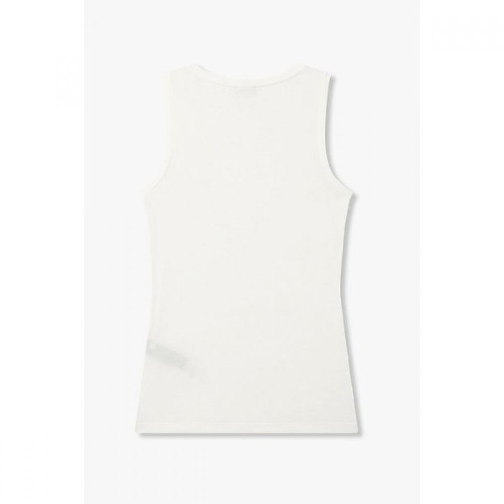 Emporio Armani Women S Scoop Neck Tank Top buSineSS Eagle Logo 0825313503