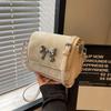 Fashion Bag Women's New Solid Color Versatile Butterfly Small Square Bag Messenger Bag
