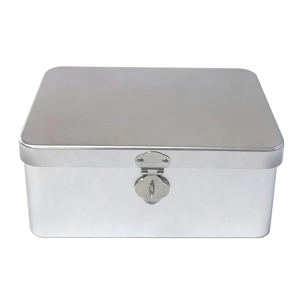 Password Lock Tinplate Box Large Size Password Lock Box Organizer Box Storage Box  Personal Items