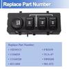 19259313 4WD 4x4 Transfer Case Button Switch Fits for Cadillac Escalade Chevrolet Silverado Avalanche Suburban Tahoe GMC Sierra Replace 1536039,