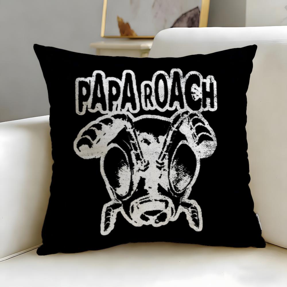 classic band Papa Roach Cushion Cover Soft  EasyWash Pillow Case  Versatile for Couch Bed Travel and Office