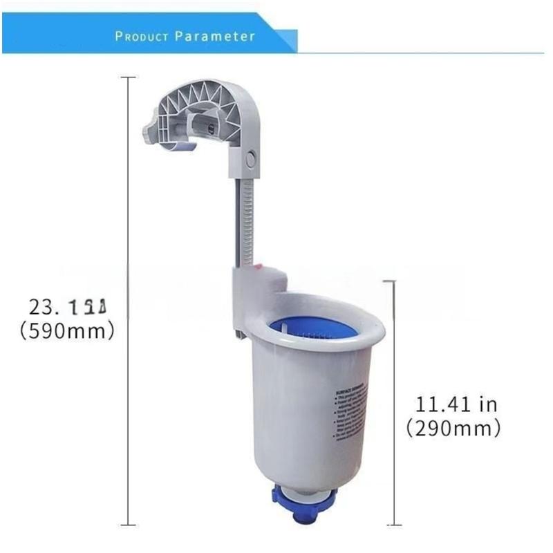 Durable Plastic Swimming Pool Skimmer Convenient arrange For Leaves And Debris Removal On Above Ground Pools