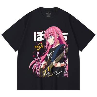 230 Gsm 100% Cotton Bocchi The Rock V4 Print Unisex Heavy Cotton T Shirt