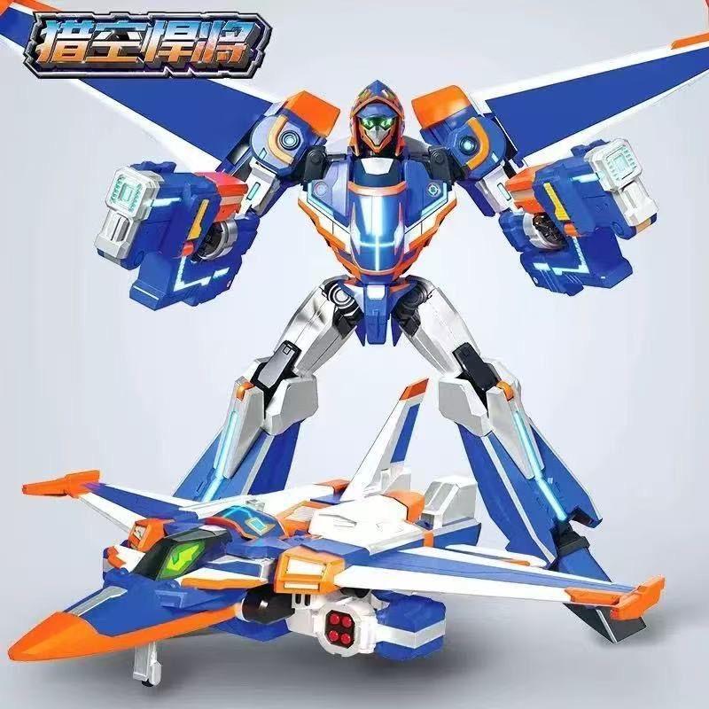 2026Metal Cardbot S BLUE COP TRINITY Drilling Vehicle Transform Combined Robot Action Figures Toys Car Card Animation Model Gift
