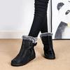 Couples Ankle Boots Waterproof Winter Boots for Women 2025 New Faux Fur Long Plush Snow Boots Woman Platform Shoes Warm Cotton