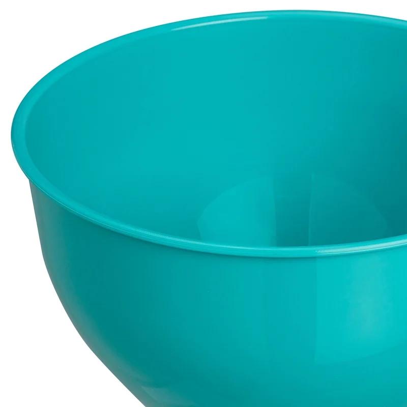 10 Pc Assorted Plastic Mixing Bowl Set with Lids Durable BPA Free Dishwasher Safe Ideal Kitchen Cooking Baking Salad