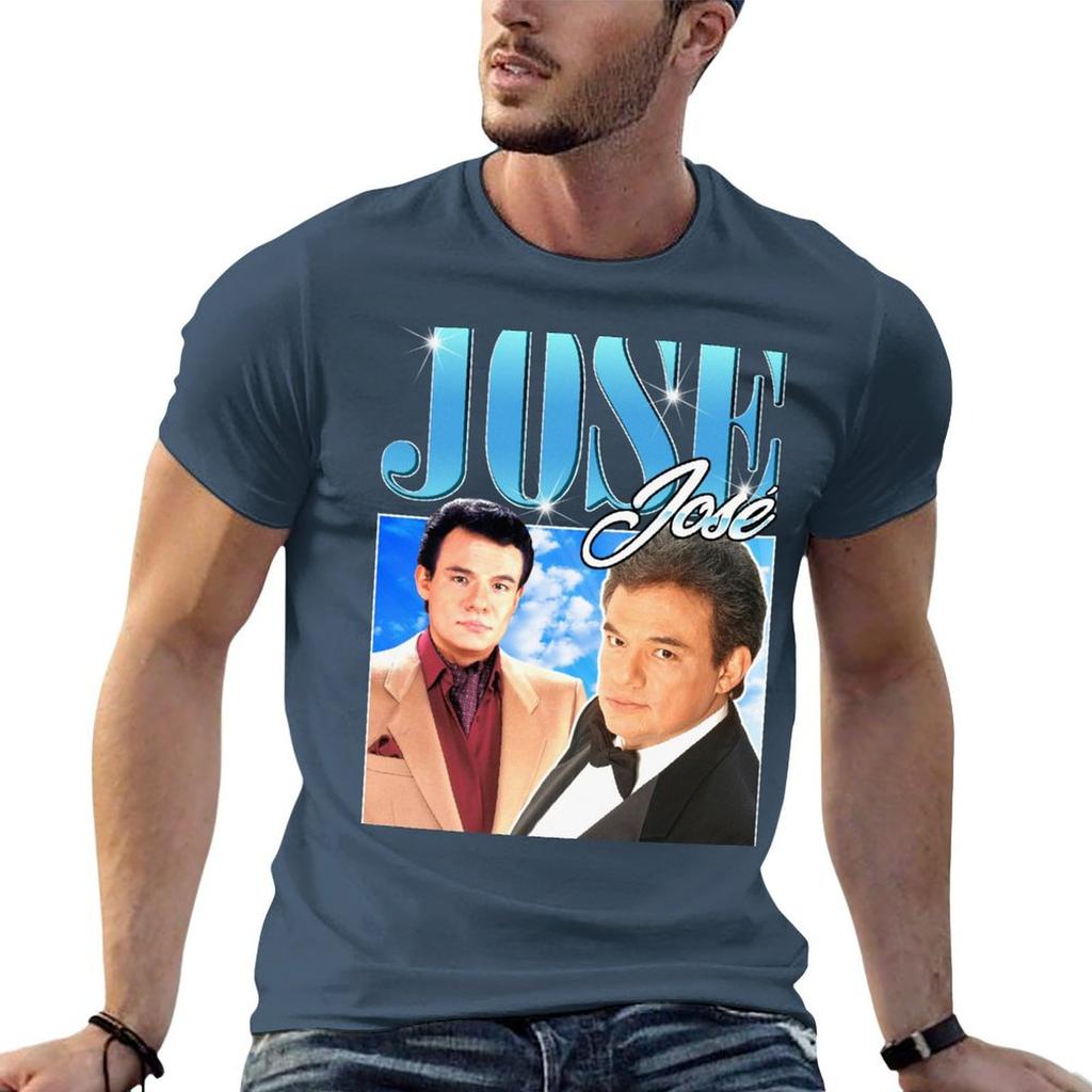 Jose Jose Vintage Retro Tshirt Cheap Stuff Aesthetic Clothes Blouse Anime Vintage T Shirt Unisex