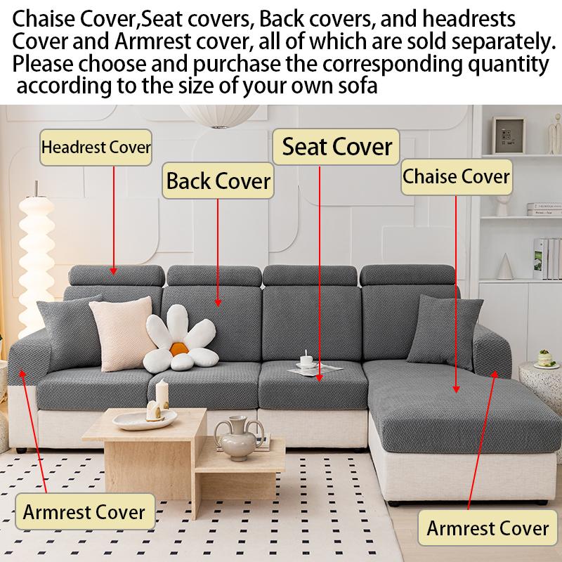 Elastic Sofa Cover, Pet Friendly, All Season Universal Sofa Cover, Simple Modern Style Anti Slip Sofa Cover, Sofa Cover, Living