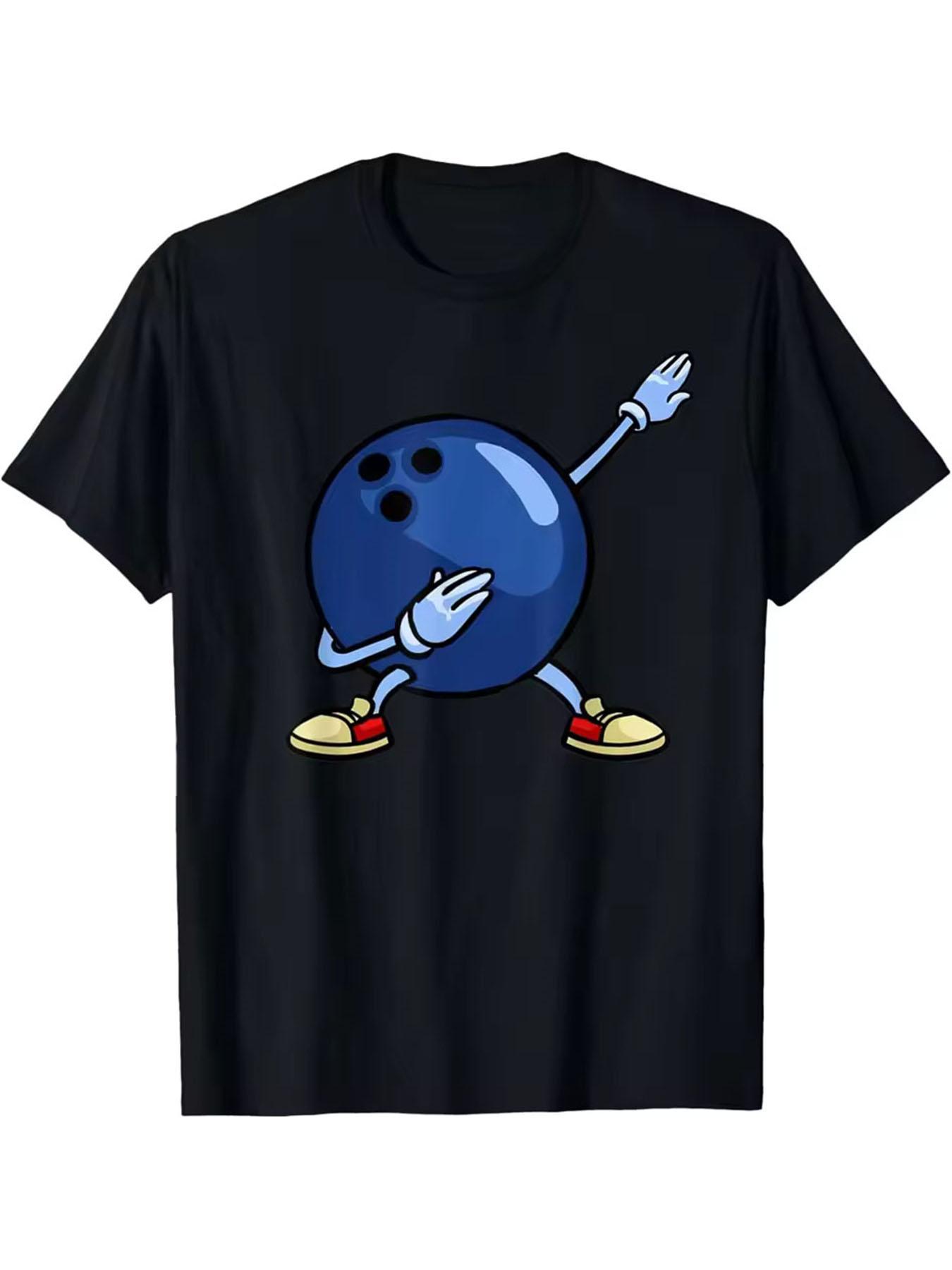 Funny Bowling Unisex WOMEN Kids This Is My Spare Shirt Bowling T-Shirt Unisex Summer Streetwear Tops Kawayi Ropa Hombre S