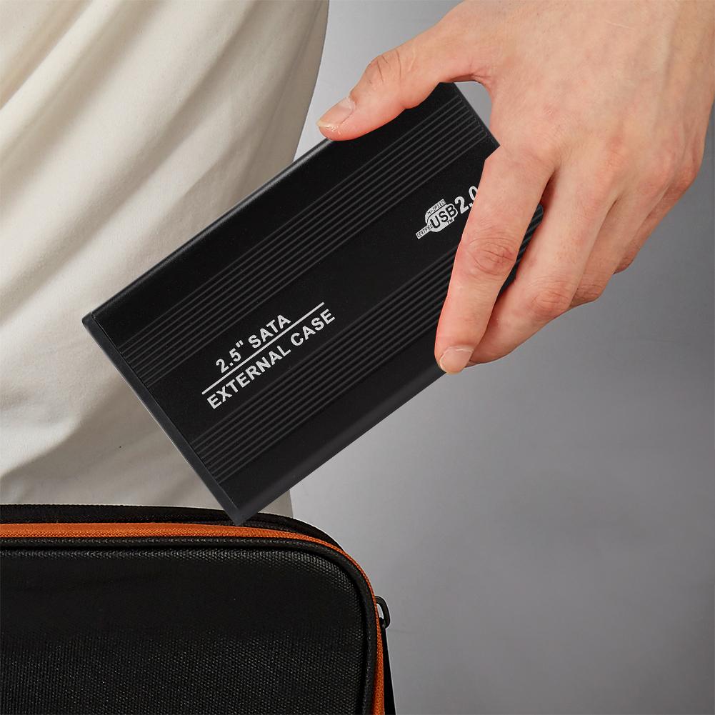 2,5-calowa obudowa dysku twardego ze stopu aluminium, zewnętrzna obudowa, USB 2.0, SATA, akcesoria komputerowe (Nie Inclube