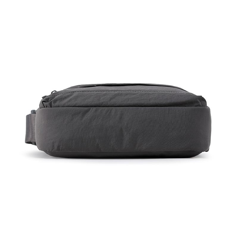 Men's Shoulder Bag Vertical Crossbody Bag Solid Color Nylon Bag