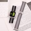 Watch Band for Apple Watch Series 10 9 8 7 SE 6 5 4 3 2 1 42mm 41mm 40mm 38mm 3-Stripe Parachute Buckle Nylon Strap