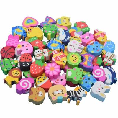 5/10/20 piezas Gomas de borrar de dibujos animados Material escolar Novedad Papelería Premio para estudiantes Regalo para el aula Recompensas