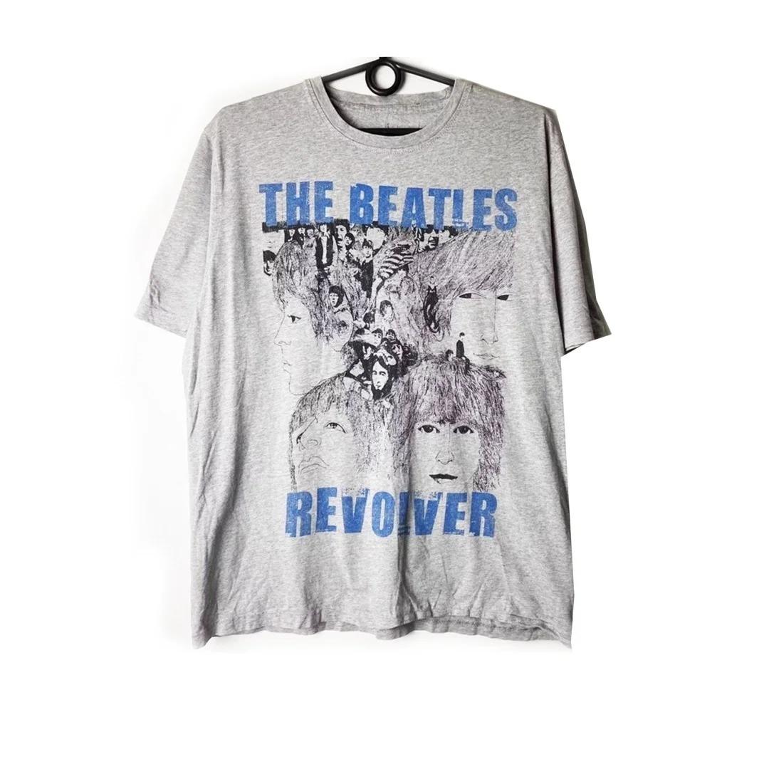 

2026 The Beatles Вінтажний Рок Американський Ретро Футболка Весняна Мода Спорт Бавовняна Унісекс Футболка Одяг Футболка Y2k Жіноча XL дубильна кора